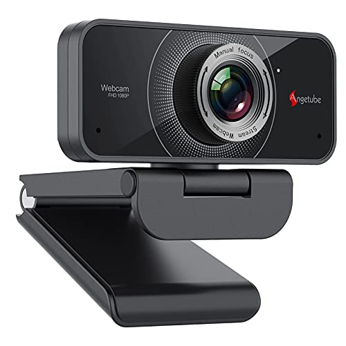 Angetube 1080P Webcam with Microphone