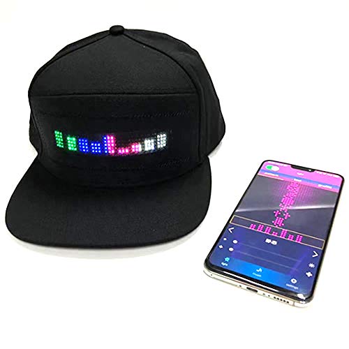 Animated Light Up LED Hat with Smartphone Control