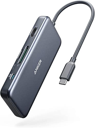ACASIS USB-C Hub 6 in 1 Multiport Adapter with 4K HDMI, Power Delivery 100W, 3 USB A 3.0 Ports