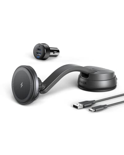 Anker Magnetic Wireless Charger (MagGo) - Convenient and Reliable Car Charging Mount for iPhone