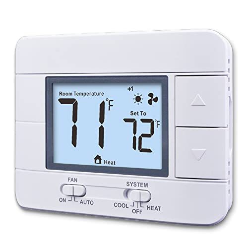 Aowel AW711-W Non-Programmable Thermostat for Home