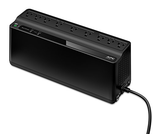 APC UPS Battery Backup and Surge Protector, 850VA Backup Battery Power Supply