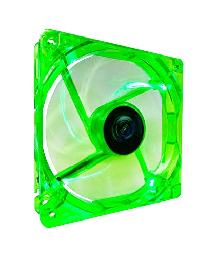 Apevia 120mm Silent Green LED Case Fan