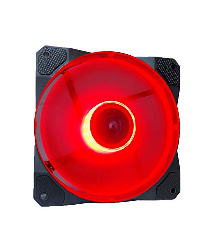 Apevia CO12L-RD Cosmos 120mm Red LED Ultra Silent Case Fan
