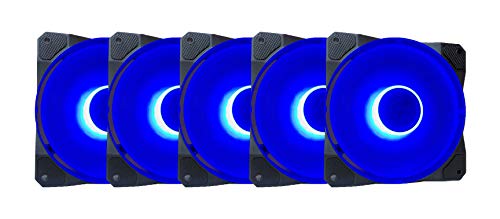Apevia CO512L-BL Cosmos 120mm Blue LED Silent Case Fan