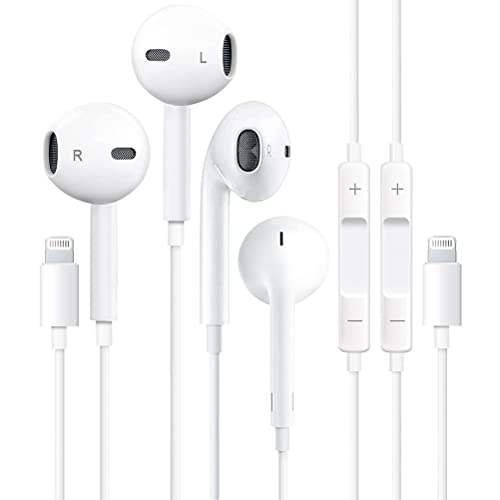 Apple Lightning Earphones Earbuds - Noise Canceling & Convenient