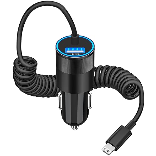 Apple MFi Certified iPhone Car Charger