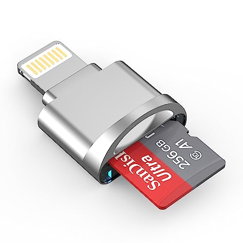 Apple MFi Certified Micro SD Card Reader for iPhone