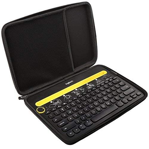 Aproca Hard Travel Storage Case for Logitech K480 Bluetooth Multi-Device Keyboard (Black)
