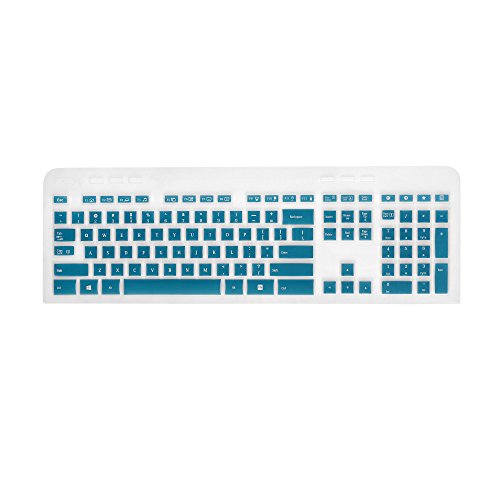 Aqua Blue Keyboard Cover for Logitech MK520 & MK520r