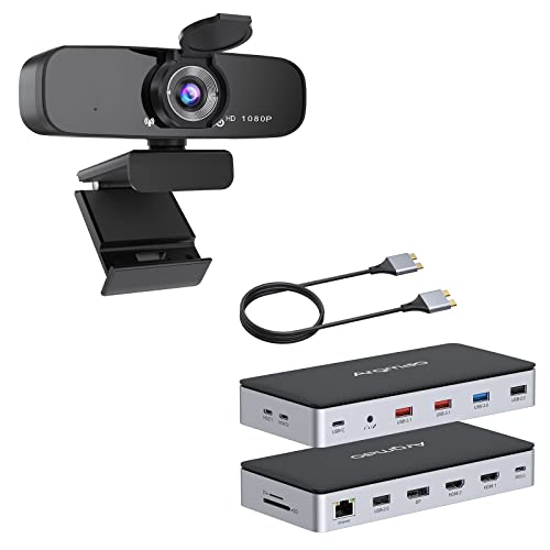 Argmao 1080P Webcam & MacBook Pro Docking Station