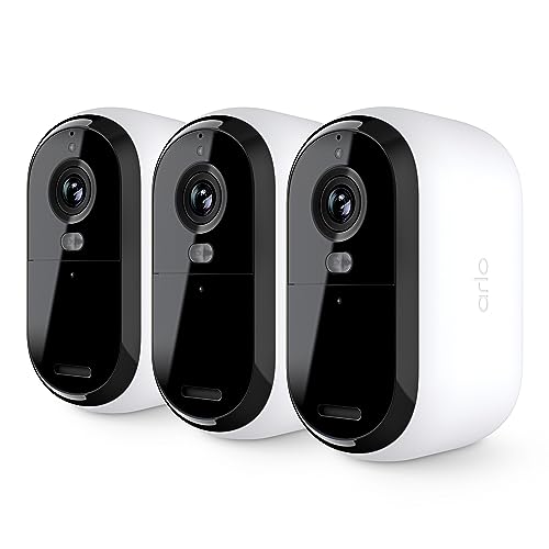 Arlo Essential 2K Outdoor Security Camera (2nd Generation) - 3 Pack