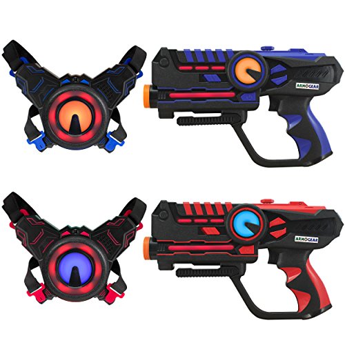 ArmoGear Laser Tag Guns with Vests Set