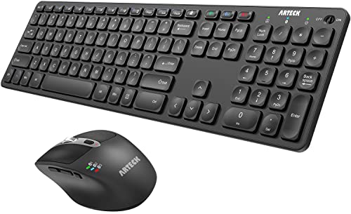Arteck Universal Multi-Device Bluetooth Keyboard and Mouse