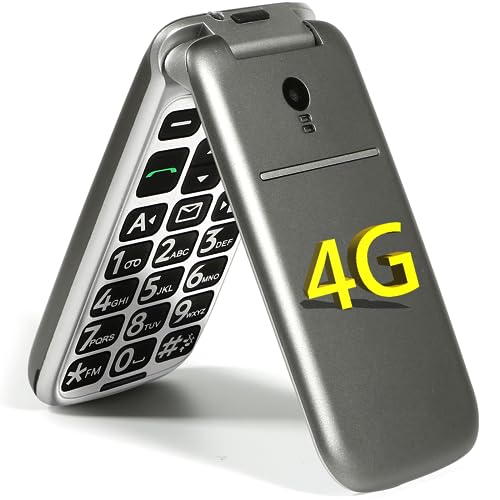 artfone 4G Big Button Flip Cell Phone for Seniors