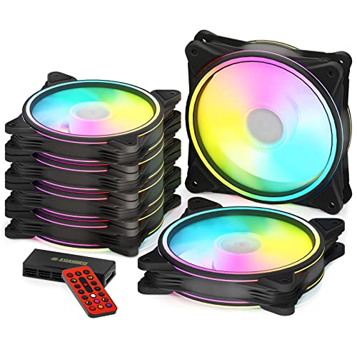 Asiahorse 120mm RGB Fans: Vibrant Lighting and Efficient Ventilation