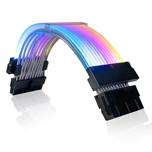 AsiaHorse 24 Pin ATX Addressable RGB Power Extension Cable