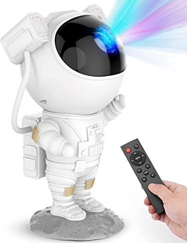 Astronaut Starry Nebula Ceiling LED Lamp with Timer and Remote