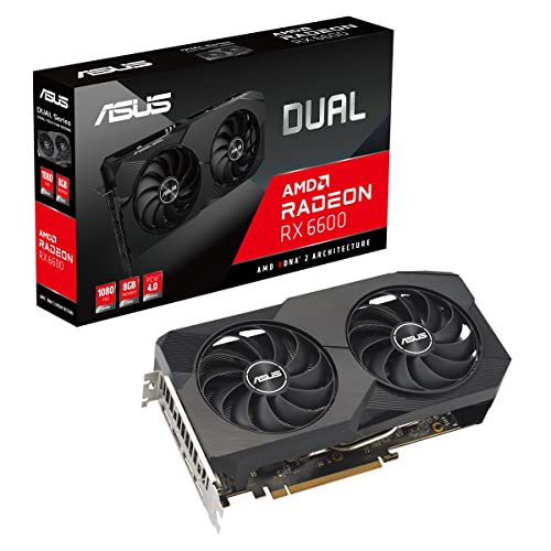 ASUS Dual AMD Radeon RX 6600 Gaming Graphics Card