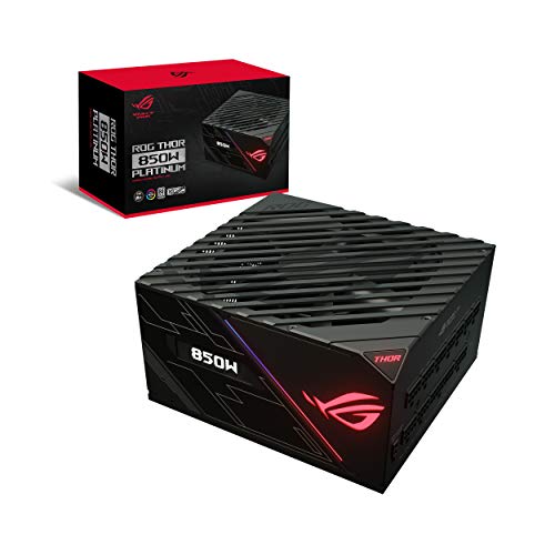 ASUS ROG Thor 850 Certified 850W Fully-Modular RGB Power Supply with LiveDash OLED Panel