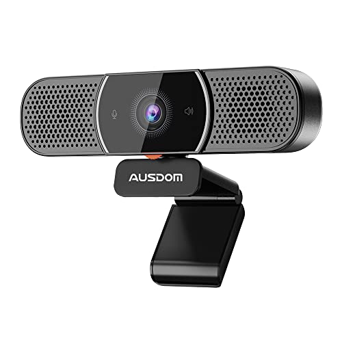 AUSDOM AW616 VideoBar QHD 2K Webcam with Speaker