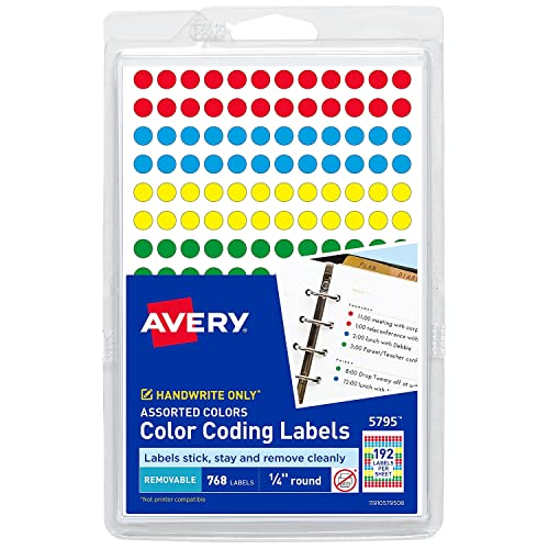 Avery Color Coding Labels - Organize and Color Code with Ease