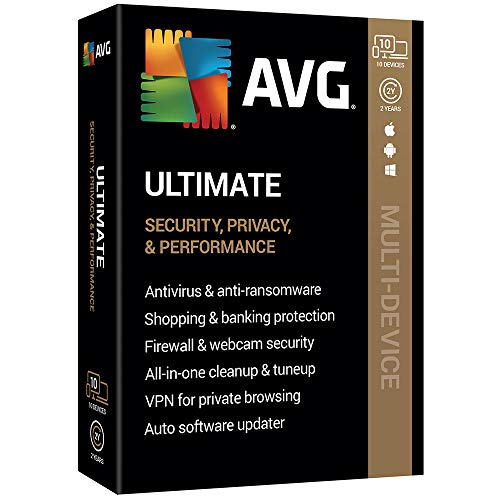 AVG Technologies AVG Ultimate 2020, 10 Devices 2 Year 2020