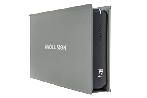 Avolusion PRO-5X 6TB USB 3.0 External Hard Drive for PC, Mac, PS & Xbox (Grey) - 2 Year Warranty