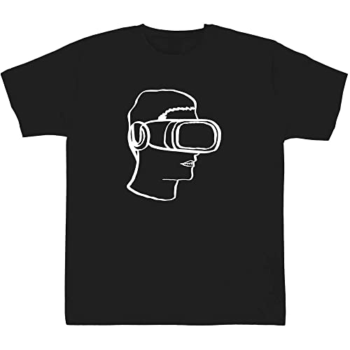 Azeeda 12-13 Years 'Virtual Reality Headset' Children's/Kid's T-Shirt (Black) (TS00226601)