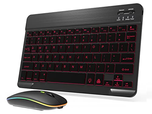 Backlit Bluetooth Keyboard and Mouse Combo