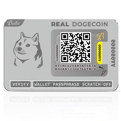 Ballet REAL DOGE - Crypto Cold Storage Card