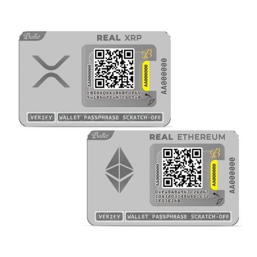Ballet Real XRP and ETH - Crypto Cold Storage Card