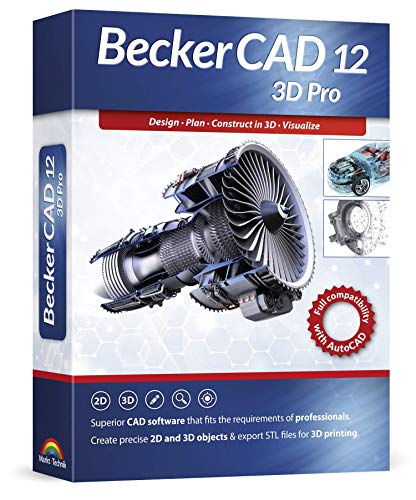 Becker CAD 12 3D PRO - Comprehensive CAD Software for Professionals
