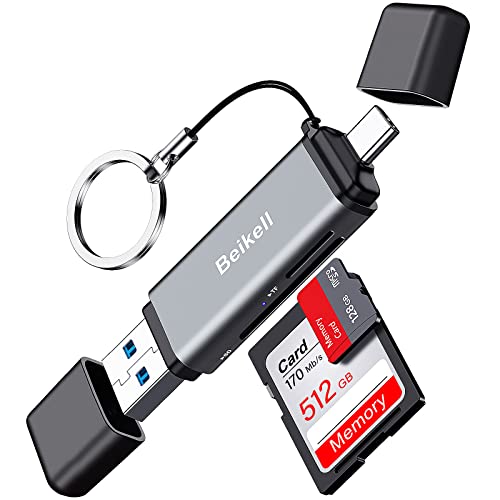 USB C SD Card Reader for iPad/Mac/MacBook, ChiaoPio USB C to SD CF