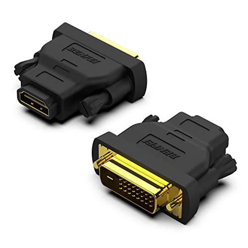BENFEI DVI to HDMI Adapter 2 Pack