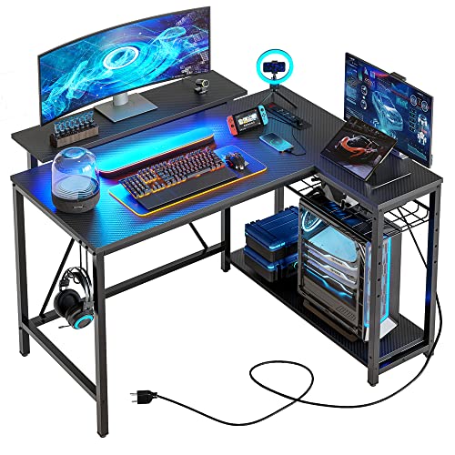 Bestier Small L Shaped Gaming Desk