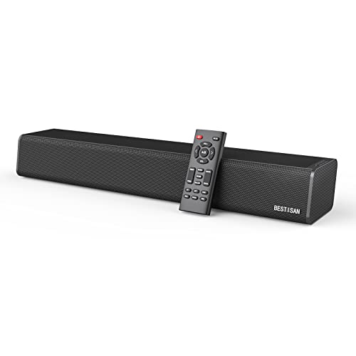 BESTISAN 50 Watts Slim Sound Bar for TV with Multiple Connectivity