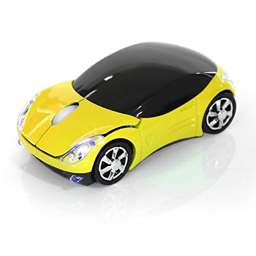 Bewinner Kids Wireless Car Mouse with USB Receiver