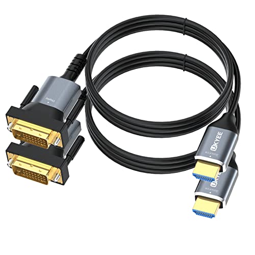 Bidirectional HDMI to DVI Cable - 6ft 2-Pack