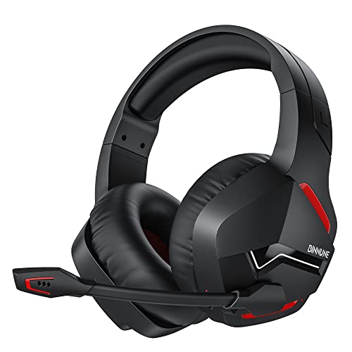 7.1 Wireless Gaming Headset with Microphone for PS4, PS5, PC, Switch, Mac,  2.4GHz Bluetooth Gaming Headphones with Crystal-Clear Mic, 50Hr Battery