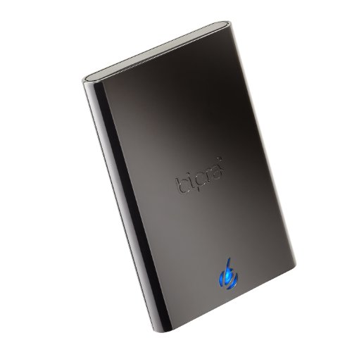 BIPRA S2 Portable External Hard Drive - Black (320GB)