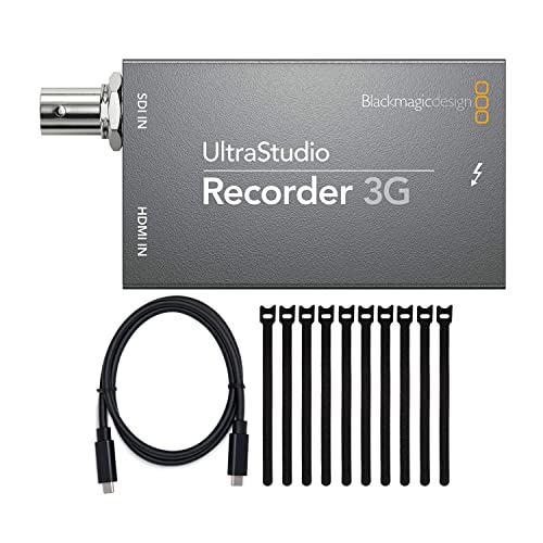 Blackmagic Design UltraStudio Recorder 3G Capture Device Bundle
