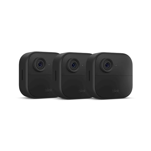 Blink Outdoor 4: Wire-free Smart Security Camera System - 3 Camera Kit