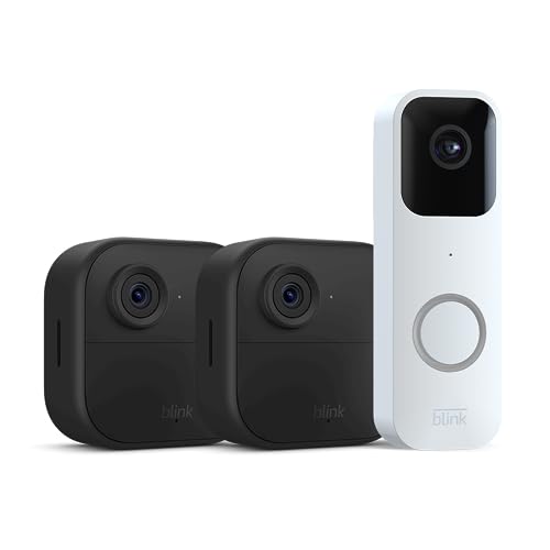 Blink Video Doorbell + 2 Outdoor 4 smart security cameras