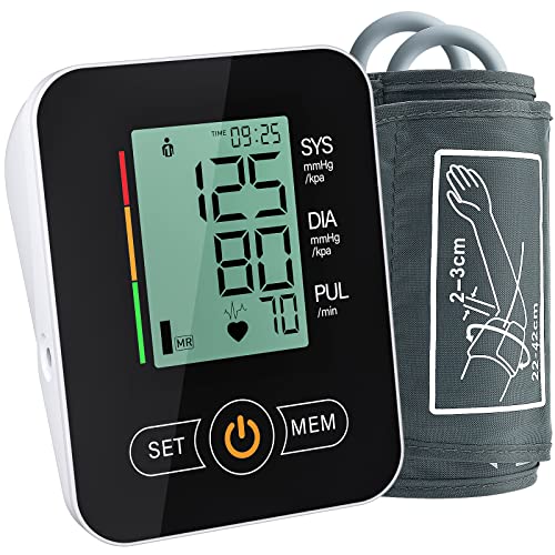 Blood Pressure Monitors for Home Use, BP Cuff Automatic Upper Arm Cuff Digital Blood Pressure Machine with 8.7-17inches Blood Pressure Cuff