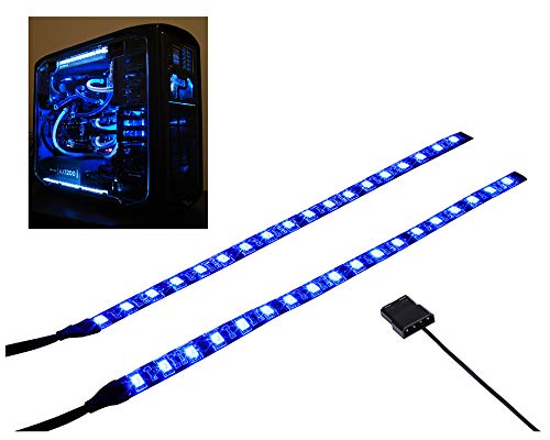 Blue Computer Lighting with Magnetic Design