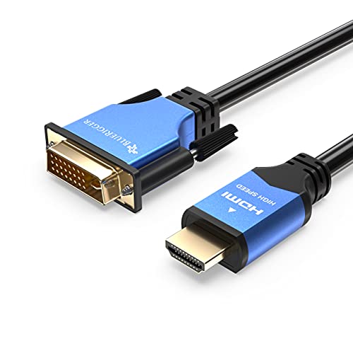 BlueRigger HDMI to DVI Cable (6FT, High-Speed)