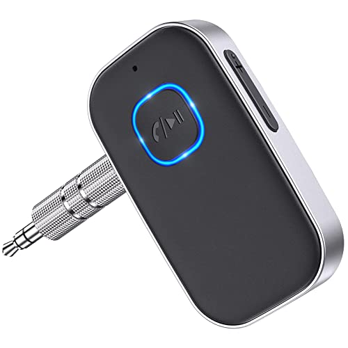 UGREEN Aux Bluetooth Car Adapter, Bluetooth 5.3 Receiver for Hands-Free  Calls and Music Streaming, 15-Hour Playtime, Dual Connection, Aux Bluetooth