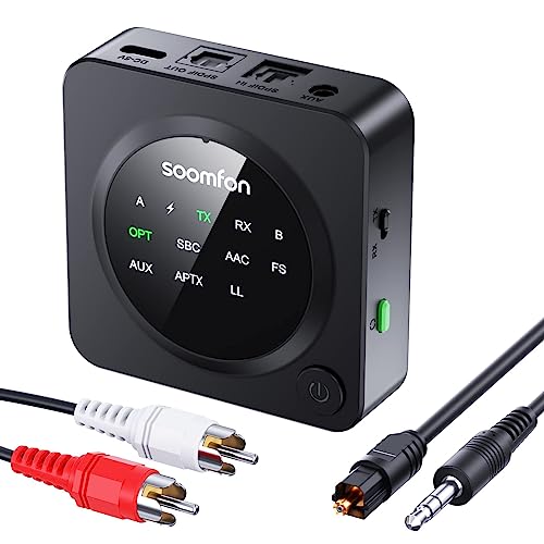 Bluetooth 5.0 Transmitter Receiver with Volume Control