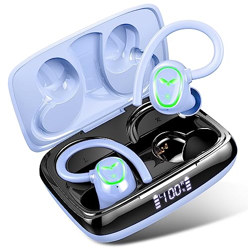 Bluetooth 5.3 Headphones with 48H Playback & Waterproof Design